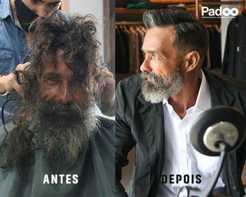 Семья нашла на улице родственника, которого считала погибшим - поход к парикмахеру превратил его в другого человека