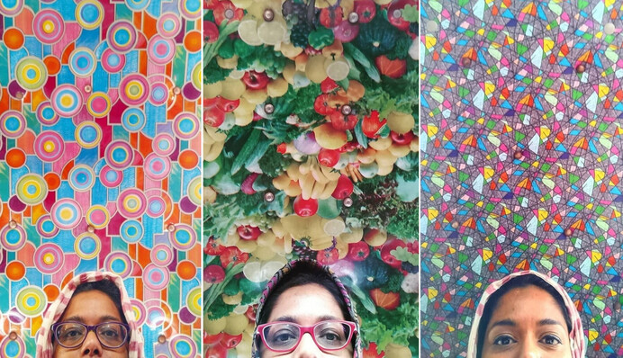 Фотограф из Индии снимает уникальные потолки местного такси, и они как отдельный вид искусства