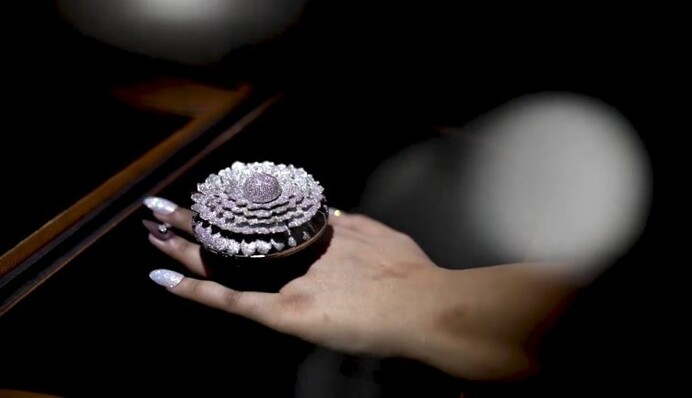 Ювелир сделал кольцо с 12 тысячами бриллиантов и попал в Книгу рекордов Гиннесса