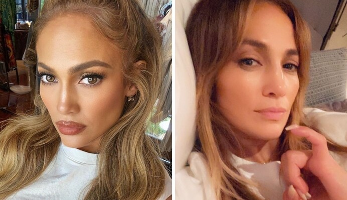 51-летняя Дженнифер Лопес показала, как выглядит без макияжа, и раскрыла секрет молодой кожи