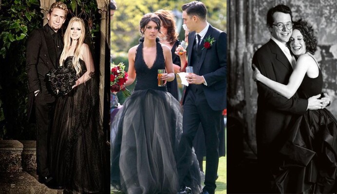 Вийти заміж у чорному: 5 знаменитостей, які відмовилися від білої сукні