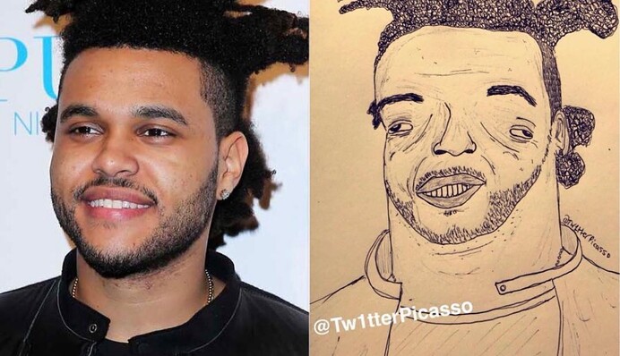 Хлопець малює коряві портрети зірок - вони настільки забавні, що деякі навіть роблять їх аватарками