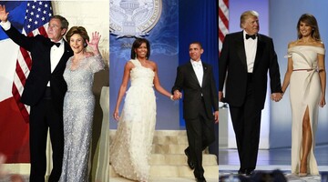 От Барбары Буш до Мелании Трамп: как выглядели самые известные первые леди США на инаугурациях президентов
