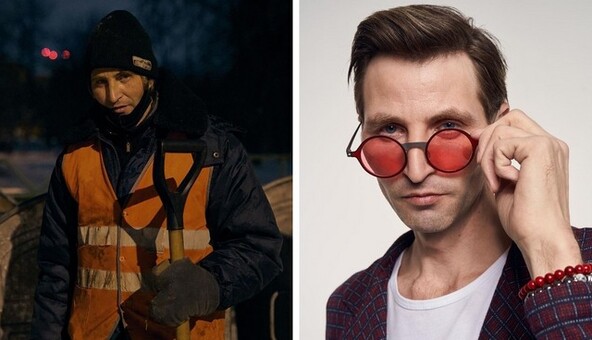 Фотограф устроил дворнику съемку в стиле журнала GQ, и изменил его жизнь - мужчина не только стал моделью, но и выплатил долги