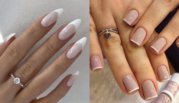 Стильний френч на лютий: 10 свіжих ідей манікюру для нігтів різної довжини