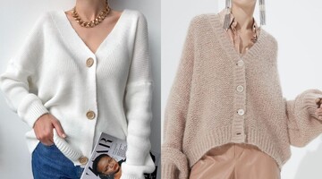 Хит зимы 2021 - шерстяной кардиган: 7 стильных луков на каждый день