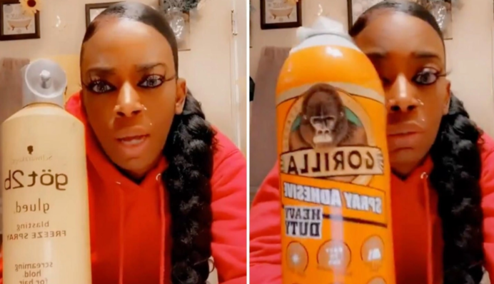 Жінка використала промисловий клей замість лаку для волосся і потрапила в лікарню