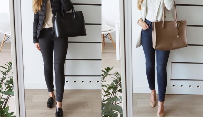 Вузькі джинси на весну: 7 стильних луків і комбінацій сезону