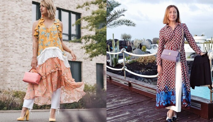 Сукня поверх штанів: 7 стильних луків із модною комбінацією цієї весни