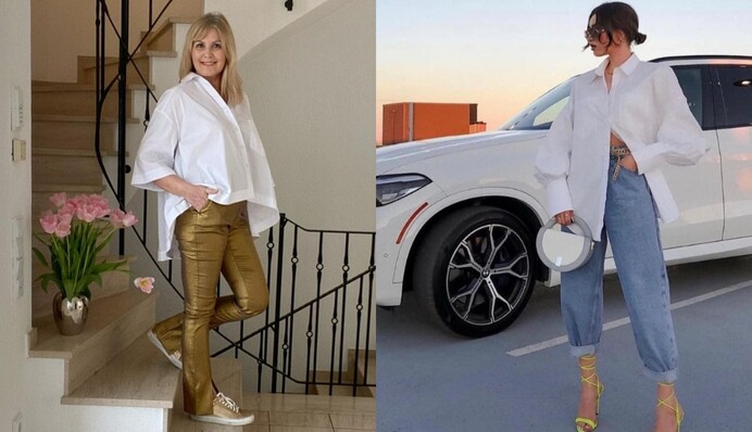 6 стильных идей с белой блузкой на весну: как и с чем скомбинировать базовую вещь гардероба