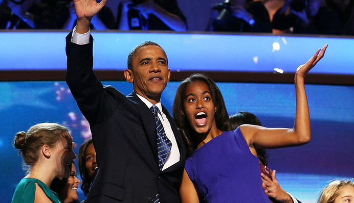 Дочь Обамы напишет сценарий для нового сериала Amazon