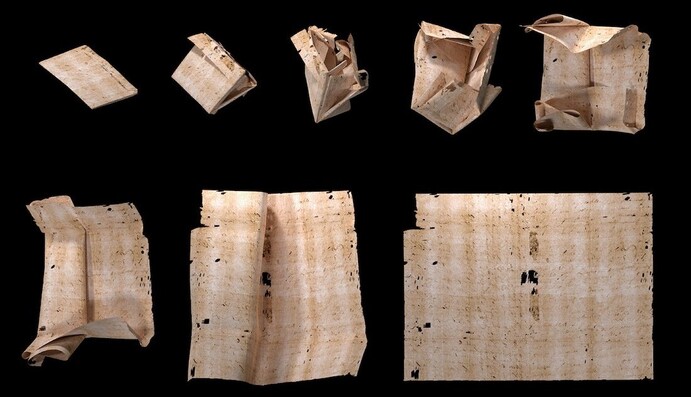 Вчені знайшли спосіб прочитати складений кілька разів лист 17 століття, не розкриваючи його