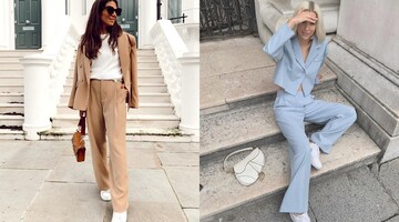 Кросівки з брюками: 7 стильних луків на весну всупереч усім правилам