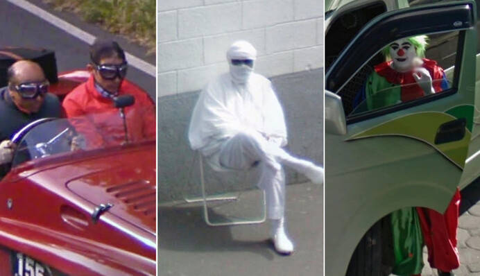 Блогер прогулюється картами Google та збирає найдивніші ситуації на вулицях: чим тільки не займаються люди