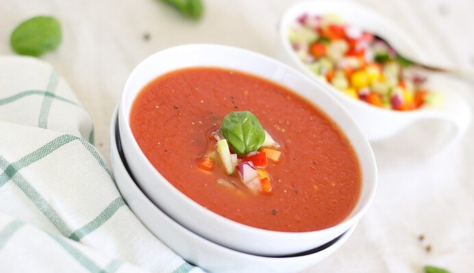 Как приготовить дома постный томатный суп: рецепт на первое с базиликом