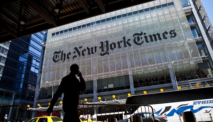 Газета The New York Times перетворила свою колонку на NFT та продала її за сотні тисяч доларів