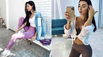 Как дополнить образ яркими леггинсами: 8 стильных луков на теплую весну