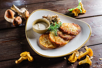 Готовим дома нежные деруны с грибами: простой рецепт на выходные