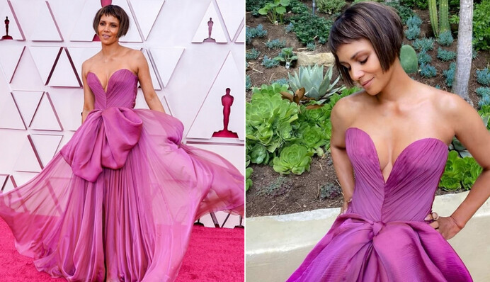 Холли Берри на красной дорожке 