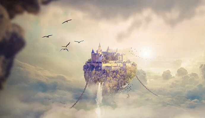 Фотограф стал свидетелем невероятной оптической иллюзии и поверил в существование воздушных замков: фото