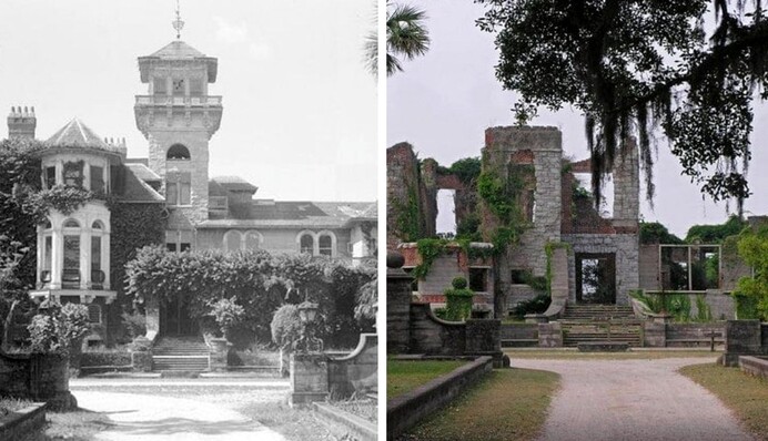 Как выглядели впечатляющие заброшенные места до того, как их навсегда покинули люди: 10 фото