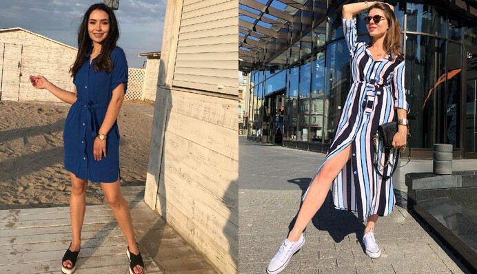 Сукня-сорочка - обов'язковий атрибут цього літа: 8 стильних образів на сезон