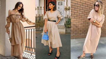 Тренд сезону - бежева сукня: ось 7 стильних образів цього літа
