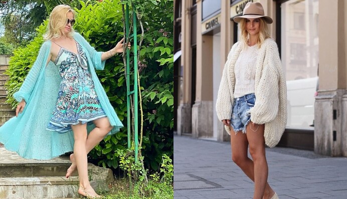 В'язаний кардиган - знахідка для літніх вечорів: ось 6 стильних луків на сезон