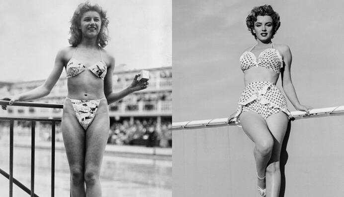 75 лет назад в Париже впервые представили купальник бикини - он произвел революцию в пляжной моде: фото