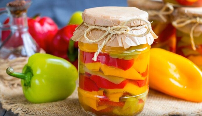 Как закрыть маринованный болгарский перец на зиму: пошаговый рецепт