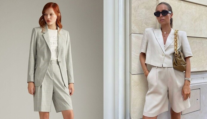 Класичні жіночі шорти для офісу та зустрічей: 7 легких і стильних образів на літо