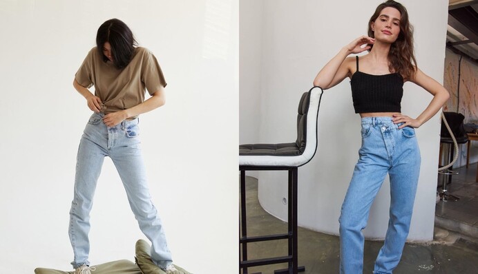 Як і з чим поєднувати джинси із запахом: 7 стильних комбінацій на літо