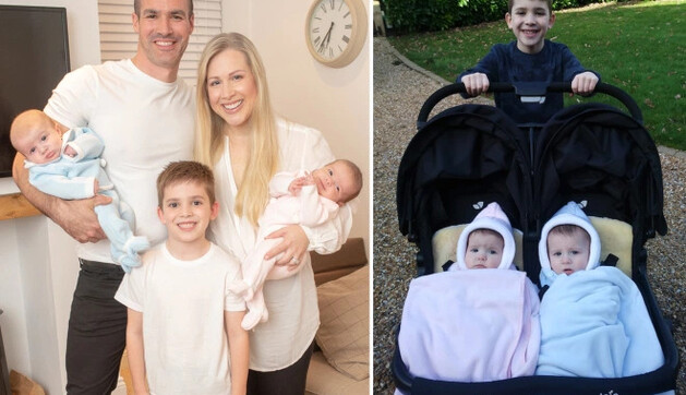 Женщина родила тройняшек с разницей в 7 лет - дети имеют поразительные сходства между собой