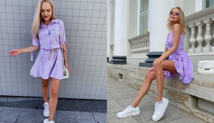 Сукня міні та спортивне взуття: 7 стильних поєднань на літній вечір