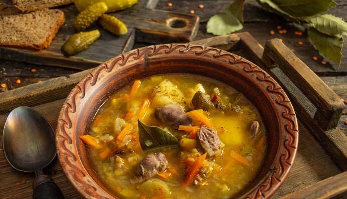 Как приготовить вкусный рассольник с малосольными огурцами: рецепт