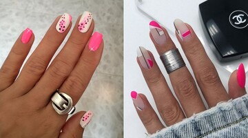 Как скомбинировать розовый с белым: 11 нежных идей маникюра на август