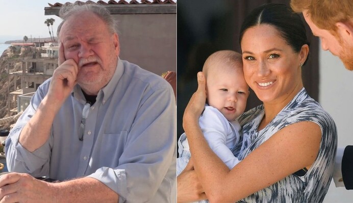 Отец Меган Маркл хочет через суд добиться права видеться с внуками