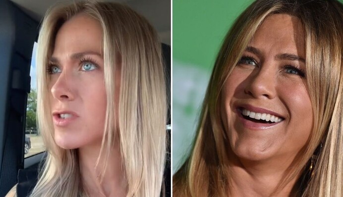 Двійник Дженніфер Еністон прославилася в TikTok і налякала актрису схожістю