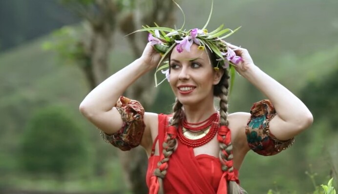 На озере Сембуватта в Шри-Ланке ко Дню Независимости сняли украино-ланкийский клип на песню Ивасюка: видео