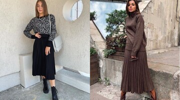 Спідниця плюс светр: 9 стильних образів на прохолодний вересень