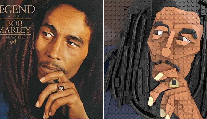 Дизайнер збирає з LEGO обкладинки популярних музичних альбомів - впізнаєте їх?