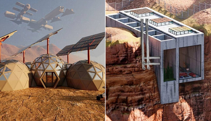Архитектор предположил, как могут выглядеть дома людей на Марсе - пока таких нет даже на Земле