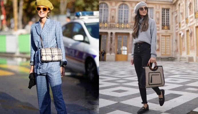 8 стильных луков с беретом на осень: как и с чем носить не самый популярный головной убор