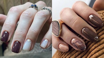 11 ідей шоколадного манікюру на осінь: тренд сезону для нігтів різної довжини