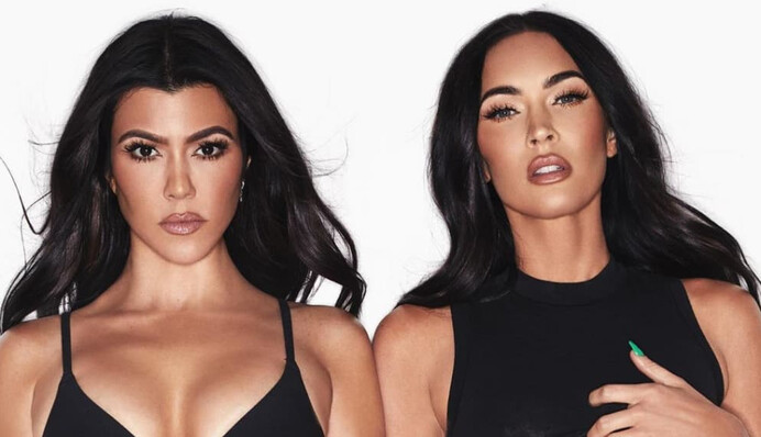 Меган Фокс і Кортні Кардаш'ян знялися топлес в рекламі нижньої білизни