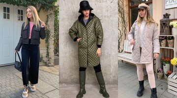 Стьобані куртки, які повернулися в моду: 8 стильних луків на прохолодний жовтень