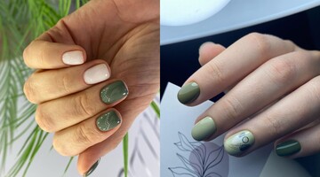 Ніжний оливковий манікюр стає трендом: 11 стильних ідей на осінь