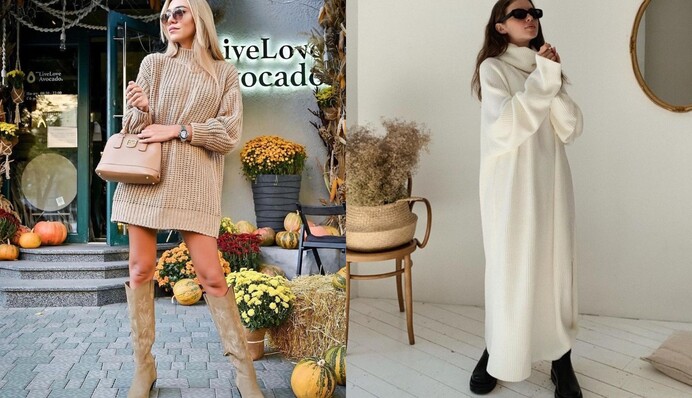 9 трикотажних суконь на осінь: у чому зустріти прохолодний жовтень