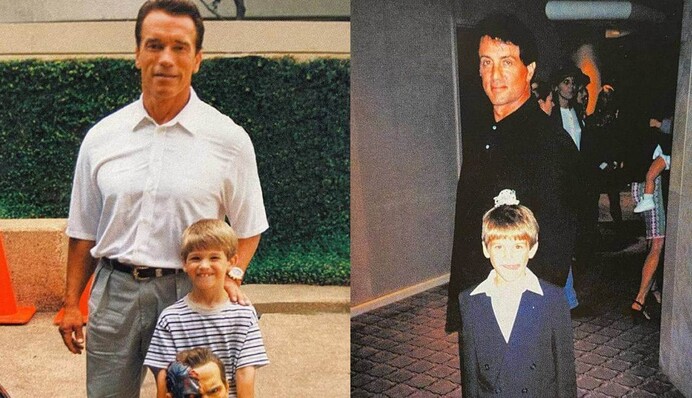 Парню удалось сделать фото с кумирами 90-х, и его коллекция довольно внушительная