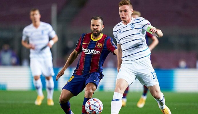 Барселона - Динамо - 1:0 Хроника матча, видео гола